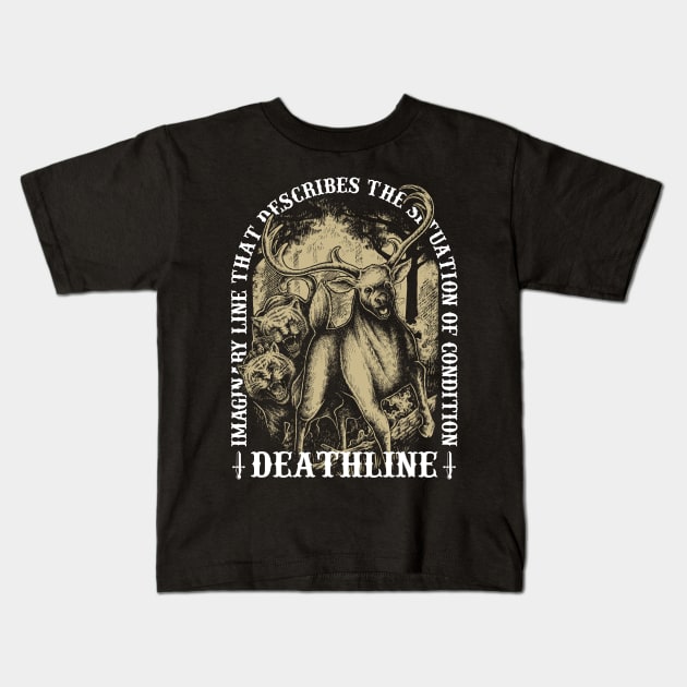 Deathline Kids T-Shirt by Bimaaldisa